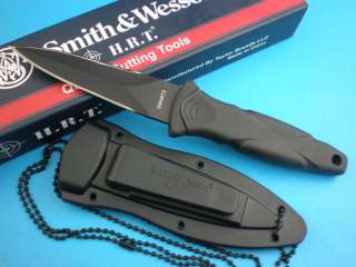 Smith Wesson Fixed Blade Knives Survival Tactical HRT3 Boot Knife 58 