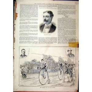  1886 Portrait Morton Selten Cycling Kildare Lillie