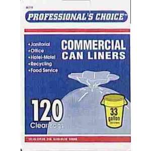  Box/120 x 3 Pros Choice Commercial Trash Can Liners 