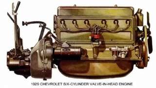 1929 CHEVROLET ~ SIX CYLINDER VALVE IN HEAD ENGINE  