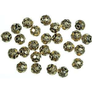  Gold Plated Circular Beads(Price Per Dozen)   Sterling 