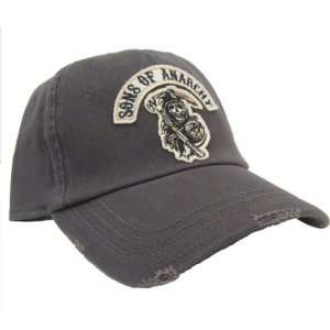 Sons of Anarchy SOA Logo Patch Hat SAM0037B  Sports 