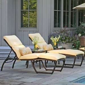  Skye Outdoor Chaise Lounge Chair with Cushion   Caribbean 