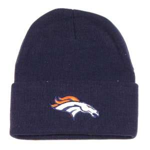  Denver Broncos Blue Winter Knit Cap (Cuffed) Sports 
