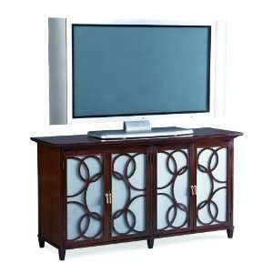  Entertainment Cabinet w/ Frosted Glass Doors by Sherrill 