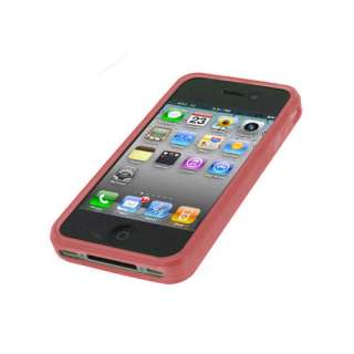 iPhone 4 4G Pink Grip Series soft plastic TPU Case NEW  