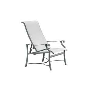   Montreux Sling Aluminum Arm Patio Lounge Chair Smooth Snow Finish