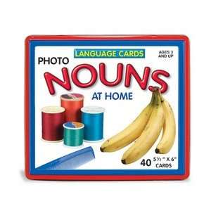  Nouns Photo Language Card Tin Toys & Games