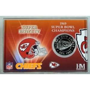  Kansas City Chiefs Super Bowl Coin Card 