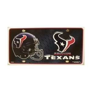  LP   699 Houston Texans NFL Football License Plate   0601M 