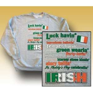 Ireland   Nationality smack talk sweatshirt (Large) Patio 
