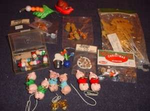 Lots of Vintage Tiny Items to Craft/ Christmas Themed +  