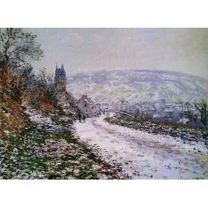  Claude Monet Entering The Village Of Vetheuil In Winter 