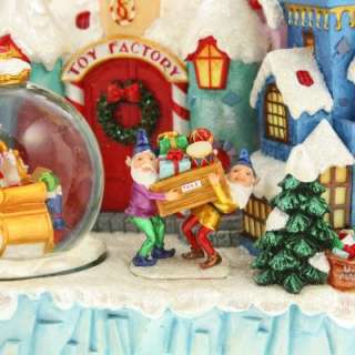 Christopher Radko North Pole Spectacular Christmas Snow Globe Santas 