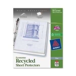  Avery Economy weight Sheet Protector   Clear   AVE75539 