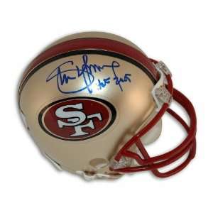  Autographed Steve Young San Francisco 49ers Mini Helmet 
