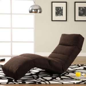  Lifestyle Solutions Jet Curved Lounger in Java