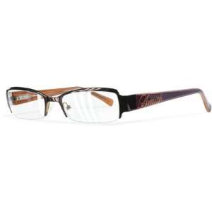  Smith Clique CLIQUE 430 Eyeglasses Brown Orange Frame 