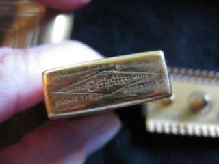 Vintage 1920 Gillette Tuckaway Razor Shaver w/case & blade holder 