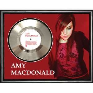 Amy McDonald Poison Prince Framed Silver Record A3