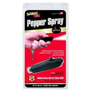  SABRE Red Spitfire Pepper Spray, Black