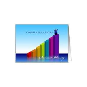  congratulations, business blessing, chart, top Card 