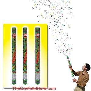 39 HUGE  COMPRESSED AIR CONFETTI CANNON POPPERS  