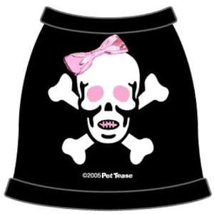 Dog Shirt FUNNY DogTank Girl Skull & Crossbones M Kitchen 