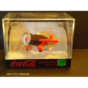  Coca Cola Mini Clock Airplane 