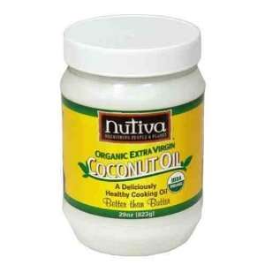 Nutiva   Organic Extra Virgin Coconut Oil (Solid)   29 Oz. (Pack of 3 