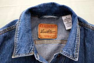 Vintage Ladies Levi Strauss Signature Stretch Denim Jean Jacket Size 