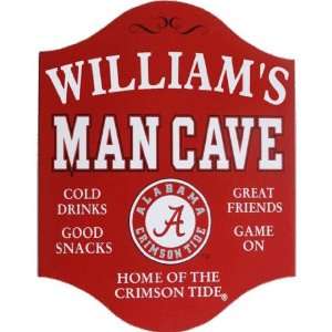  Personalized NCAA Man Cave Sign 
