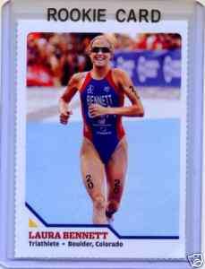 LAURA BENNETT TRIATHLETE USA 08 RC SI FOR KIDS CARD  