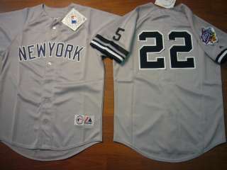 MAJESTIC 1999 World Series Yankees ROGER CLEMENS SEWN Baseball Jersey 