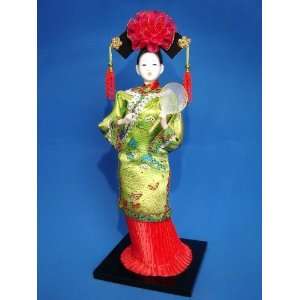  Chinese Collectible Doll with Fan 