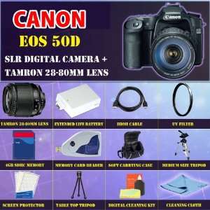  Canon EOS 50D SLR Digital Camera Kit with Tamron 28 80mm 