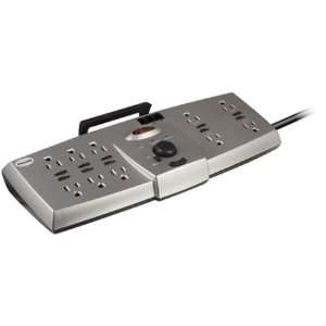   Outlet Resettable Surge Protector, With 1 Line Splitter, 6 Feet Cord