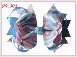 10 Girl Costume Boutique 5.5 Inch C Ring Hair Bows Clip  