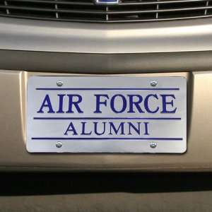  NCAA Air Force Falcons Silver Mirrored Alumni License 
