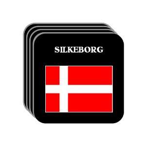  Denmark   SILKEBORG Set of 4 Mini Mousepad Coasters 