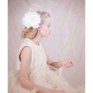  Ban.do Silk Rose Headpiece with Dotted Veil Beauty