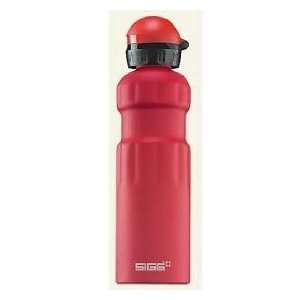 Sigg Aluminum Water Bottle   0.75 Liter   25 oz   Power Grip Red 