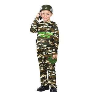  Kids Army Commando Costume Boys Husky 10 12 Toys & Games