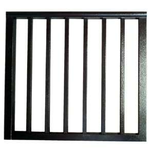   36in x 42in Alm Commercial Gate   Hammered Black