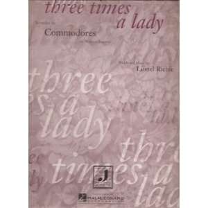  Sheet Music Three Times a Lady Commodores 79 Everything 
