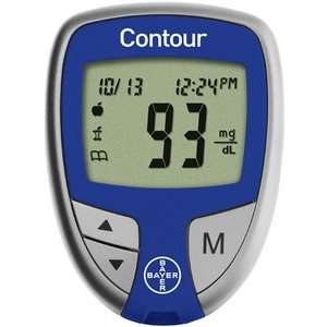  Contour Blood Glucose Meter   Midnight Blue   Bayer 