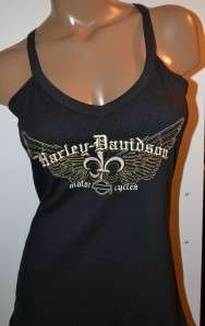  black v neck tank with a lace up racerback and a built in shelf bra 