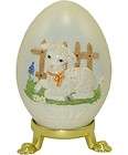 Goebel 2012 Annual Egg 35th Edition Easter Egg Lamb in Pasture NIB NEW