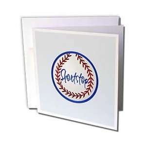  TNMGraphics Sports   Shortstop   Greeting Cards 6 Greeting 