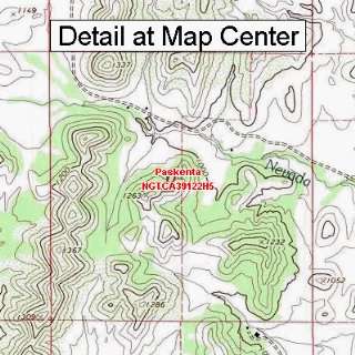 USGS Topographic Quadrangle Map   Paskenta, California (Folded 
